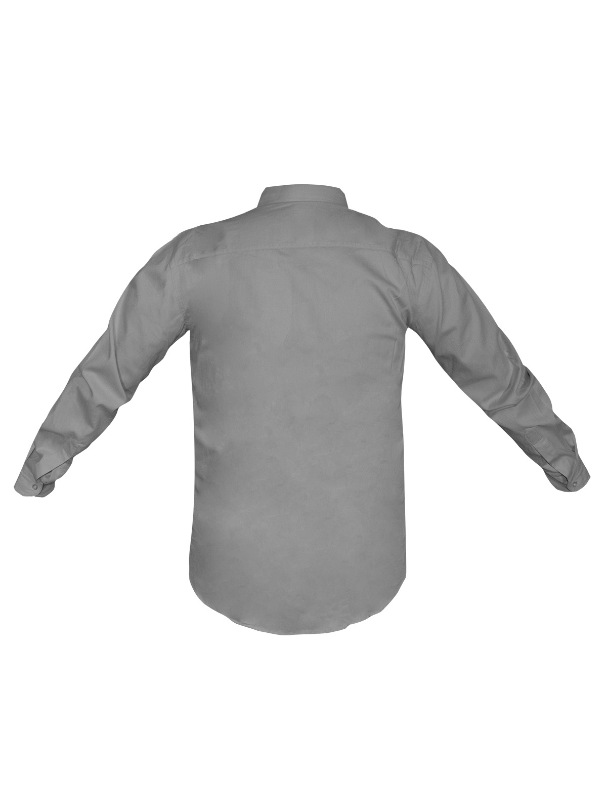 camisa casual oxford gris perla