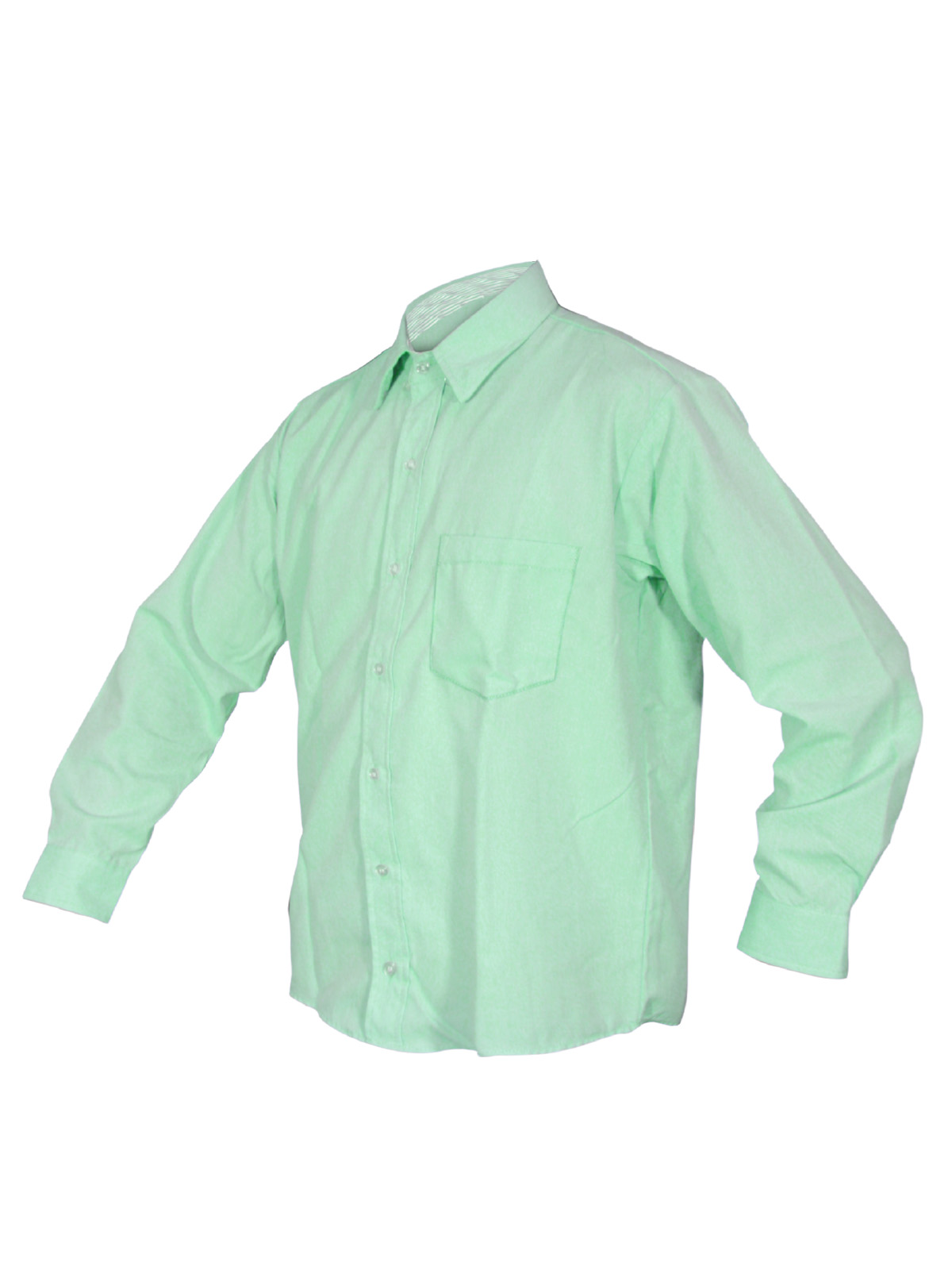 camisa casual oxford verde menta